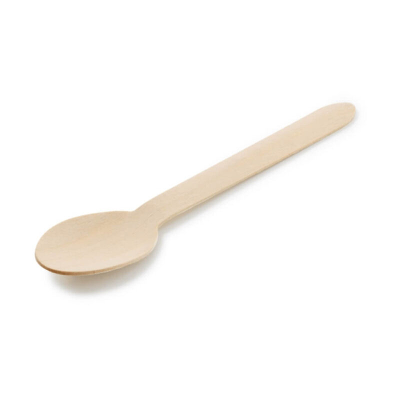 Thìa gỗ 160mm dùng 1 lần